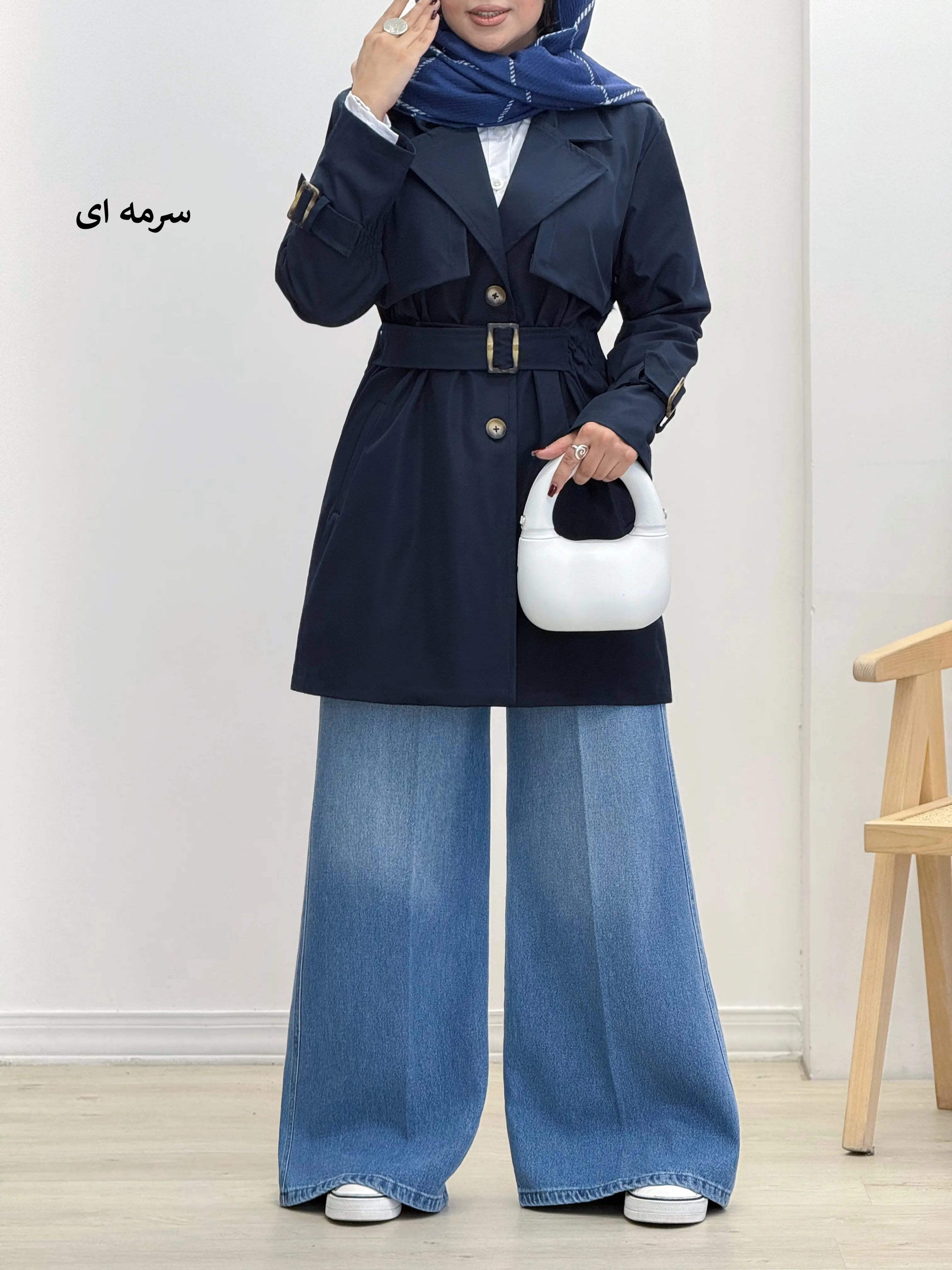 7327-بارونی آستر دار شیکان